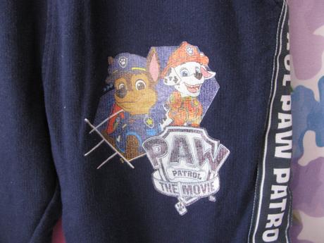 Dětské tmavě modré bavlněné tepláky paw patrol, nickelodeon,122