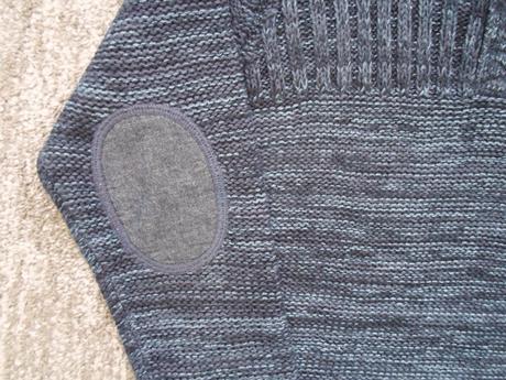 Modrý teplý svetr svetřík, c&a,140