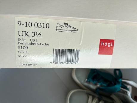 Zelená šalvěj 36 högl tenisky vel 3,5 sneakers, 36