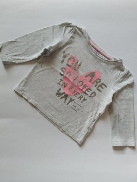 Dívčí tričko s třpytkami, f&f,86