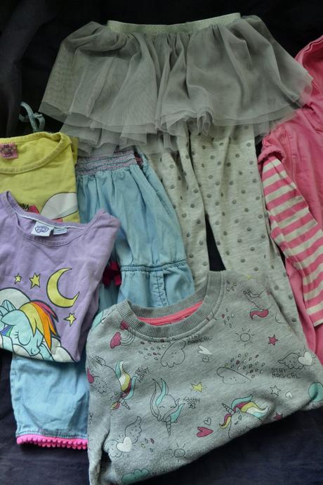 9x dívčí oblečení 110/116, 104–116