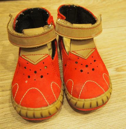 Dívčí kožené boty, polobotky essi vel.21, essi,21