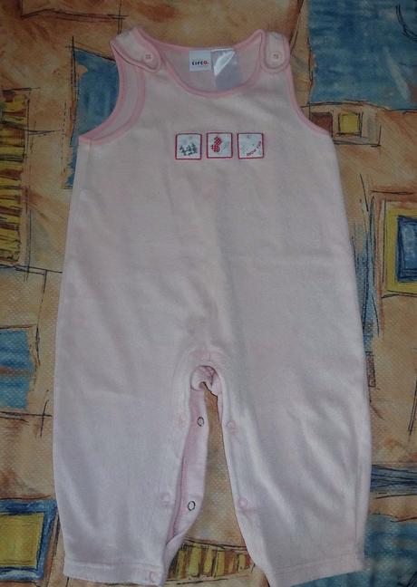 Růžové dupačky bez rukávu, vel. 80, circo,80