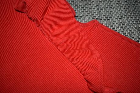 Červené  slušivé slavnostní šaty next, 2016, 134, next,134