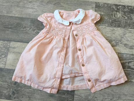 Šaty dívčí 3-6m, marks & spencer,62