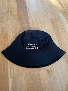 Černý plátěný klobouček, h&m,134