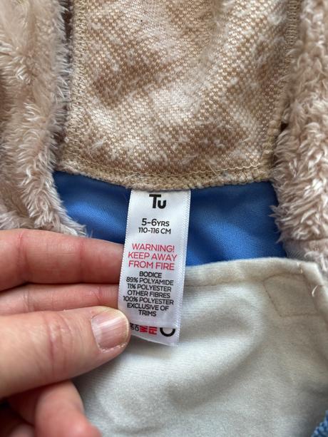 An2/ kostým králíček petr - v.5/6 let, 