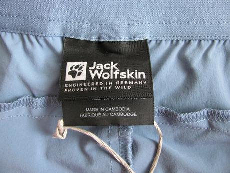 Turistické volnočasové ultra tenké pružné kalhoty, jack wolfskin,xl