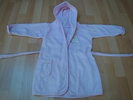 Župánek pro holčičky - světle růžový, 86