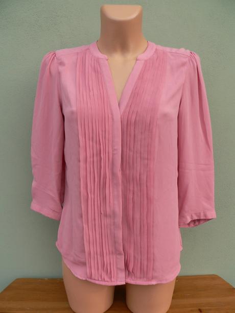 Starorůžová halenka blůzka h&m - vel.36, h&m,36