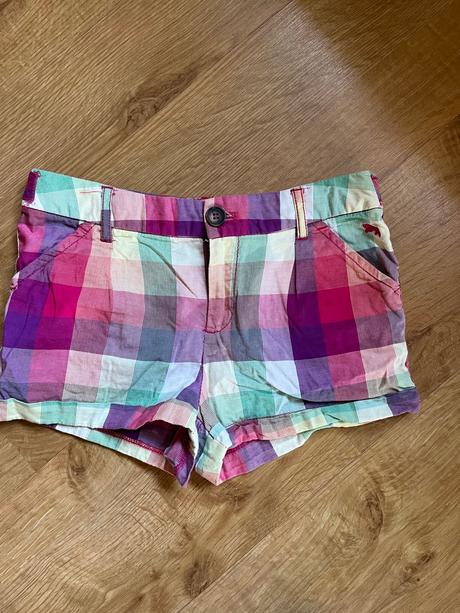 Veselé káro kraťasy, šortky, h&m,146