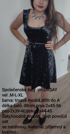 Šaty -zn.orsay,vel.m-l, orsay,l