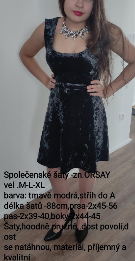 Šaty -zn.orsay,vel.m-l, orsay,l