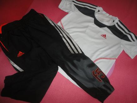 Sportovní triko, kalhoty adidas, vel. 3-4, kus od, adidas,98