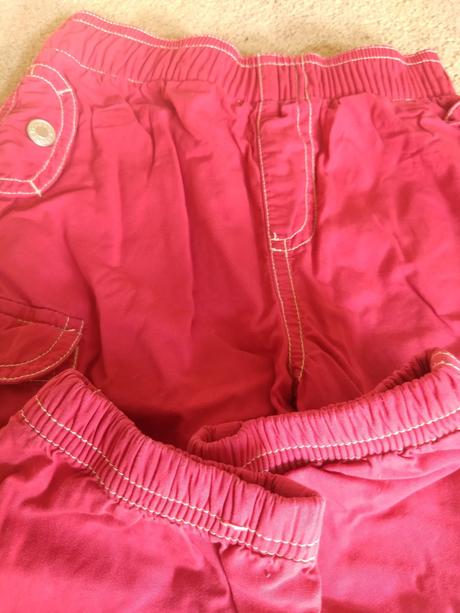 Podšité kalhoty, lindex,80