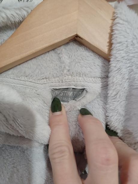 Domácí plyšová mikina, teplé šaty, župan 146/152, pepco,152