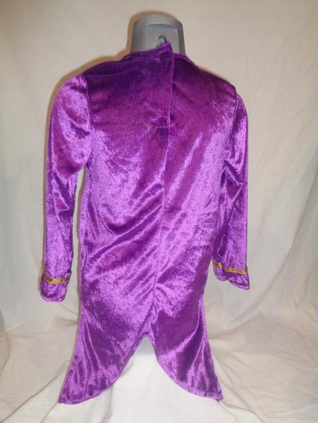 Karneval - krásný fialový fráček - 110/116, 