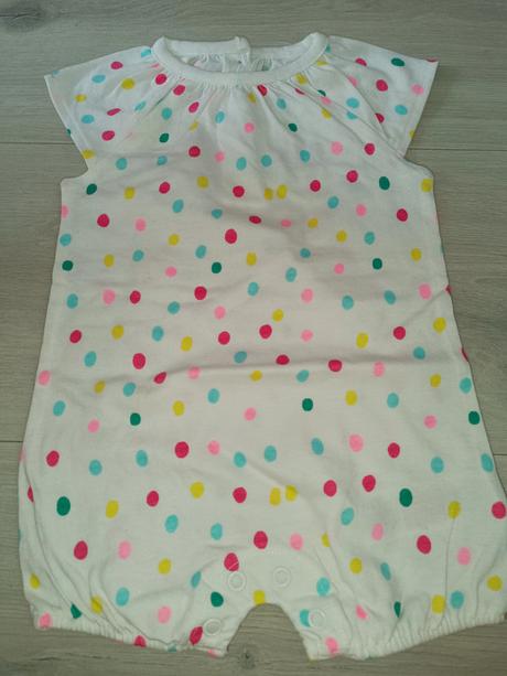 Letní puntíkovaný overal 56 primark, primark,56