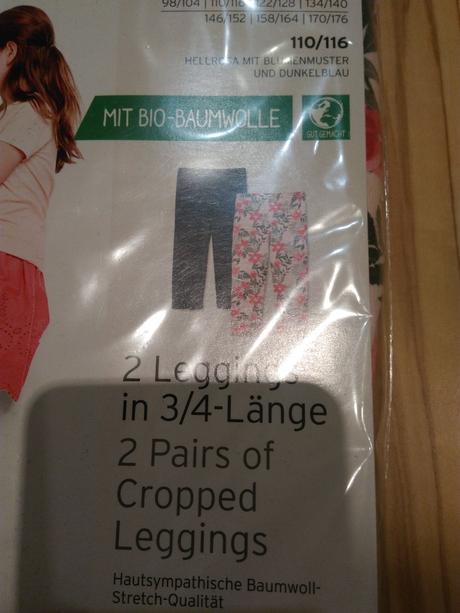 2 x třičtvrteční legíny, tcm, nové, tcm,110