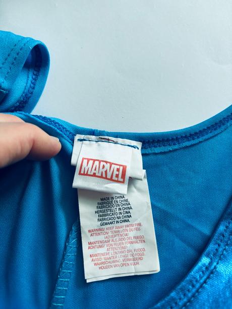 An3/ kostým šaty capitanka america - v.cca s,