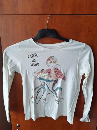 Tričko dlouhý rukáv dívka vel. 152, coolclub,152