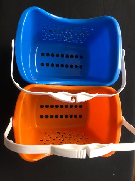 2 kosicky - oranzovy a modry - velikonoce,