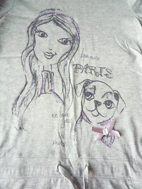 Dlouhé triko s aplikací vel. 146-152 tchibo, tchibo,146