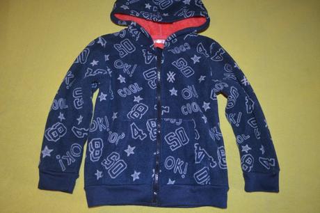 Mikina v.116,na zip, oteplená, boys,116