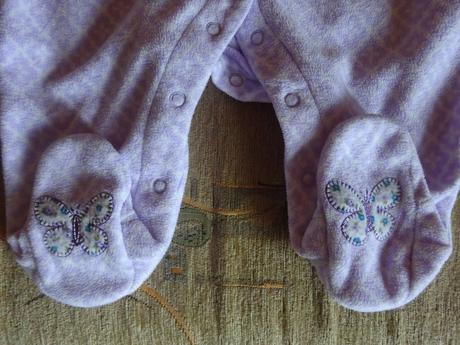 Fleesový overál s motýlkem, vel. 6m, 74