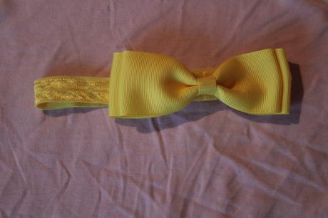 Dívčí čelenka s mašličkou,