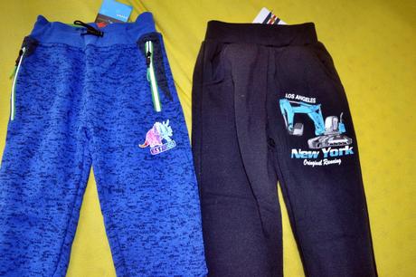 2x tepláky kugo s ještěrem,bagrem,oteplené,v.104, kugo,104