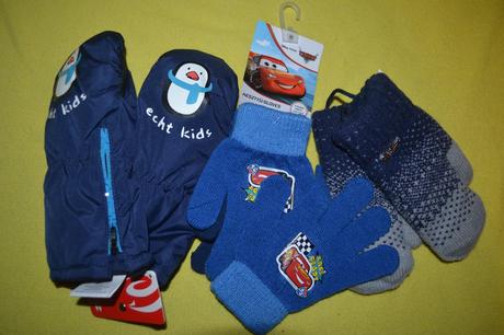 3x silné rukavice 110-122, disney,110 / 116 / 122