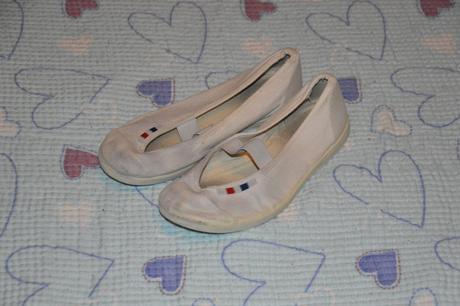 Cvičky jarmilky bílé plátěnky, 30