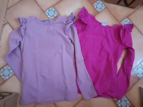 2x tričko lily grey - 140, 140