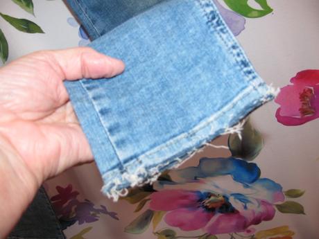 Elastické trhané džíny, skiny denim, denim,32