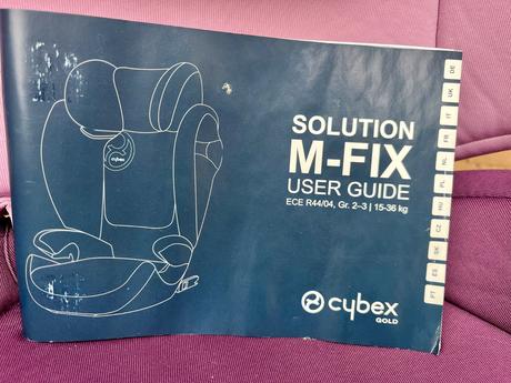 Autosedačka cybex solution 3-12let, 15-36kg,isofix, cybex