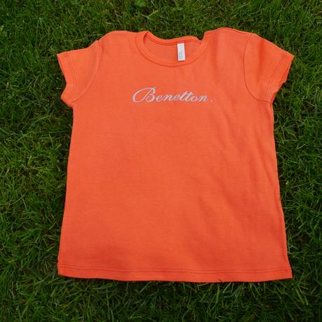 Oranzove bavlnene triko od benetton, benetton,110