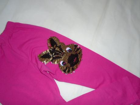 Leginy zajíc měnící měnivé flitry vel 134/140, 128 / 134 / 140