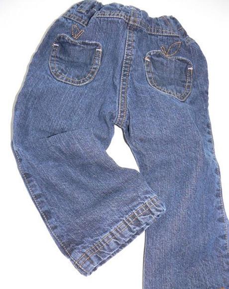 Podšité jeansy s jablíčkovými kapsami, c&a,86