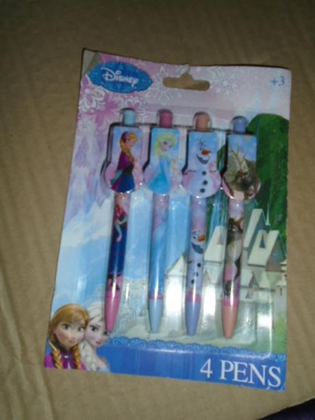 Frozen 4 ks tužka propiska ledové elsa anna,