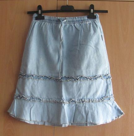 Riflová sukně, 140