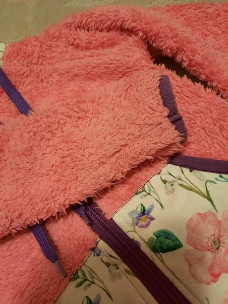 Fleecová květinková mikina shara, 86