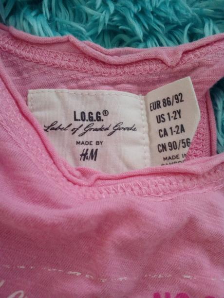 Tílko zn.h&m,vel.86/92, h&m,86