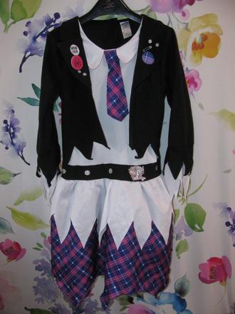 Karnevalový kostým - punk girl, halloween,