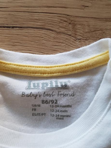 Dětské tričko značky lupilu vel. 12-24 měsíců, lupilu,86