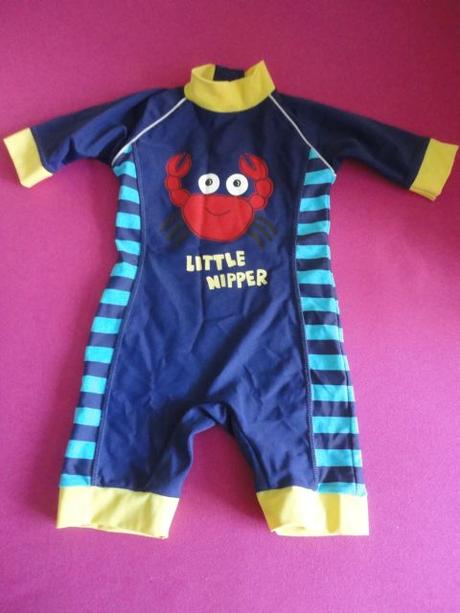 Krásný plavecký overal adams, vel. 9-12 měsíců, adams,80