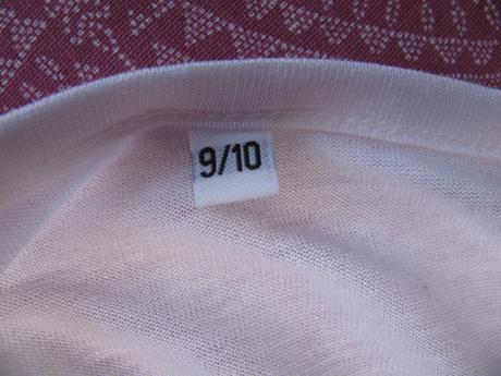 Letní flitrové tričko s uzlem, 140