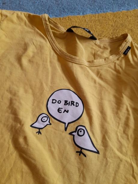 Žluté starší triko krátký rukáv, s