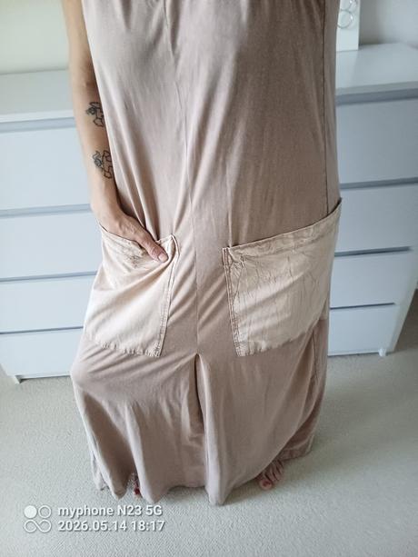 Šaty dlouhé zn."zara" vel."s" oblékne i větší veli, zara,s