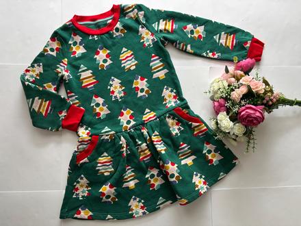 Ob/ vánoční šaty zn. mini boden - v.5/6 let, 116